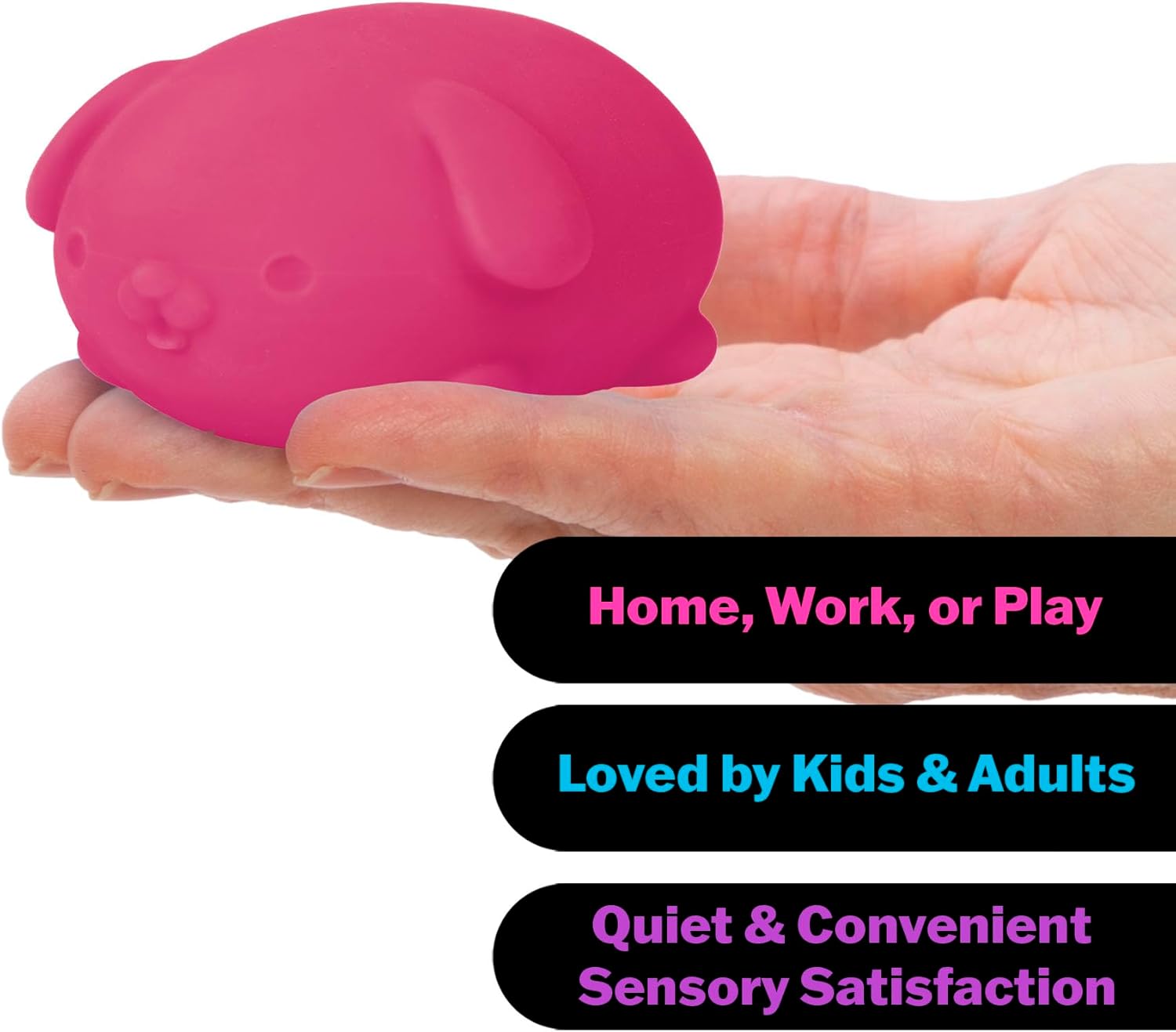 Schylling NeeDoh Funky Pups ?C Squishy Sensory Toy ?C Soft Dough Filling ?C Ages 3 and Up - Color May Vary; One Dog Per Pack - Image 3